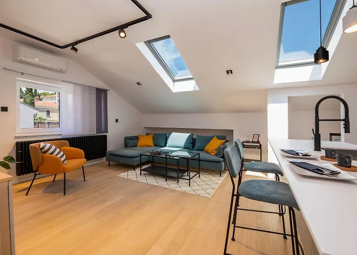 Lägenhet Moderne Penthousewohnung Nur 180 Meter Zum Mit Herrlicher Dachterrasse *