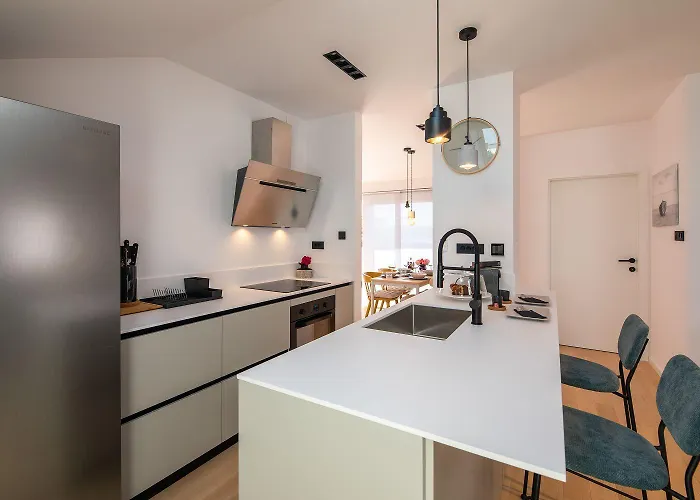 Lägenhet Moderne Penthousewohnung Nur 180 Meter Zum Mit Herrlicher Dachterrasse *